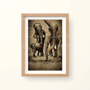 Elephants | Vintage | Wall Art | Digital Download