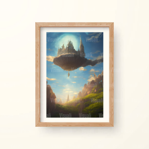 Flying Castle | Digital Download | Wall Art | Prints | Fantasy
